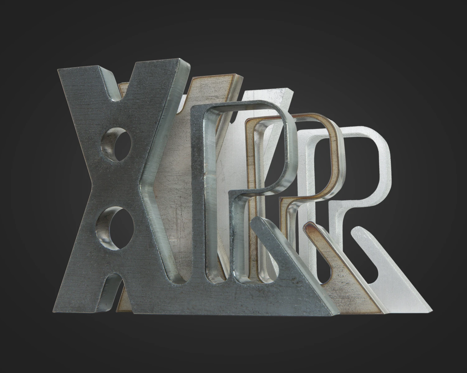 XPR plasma cut samples in mild steel, stainless steel and aluminium